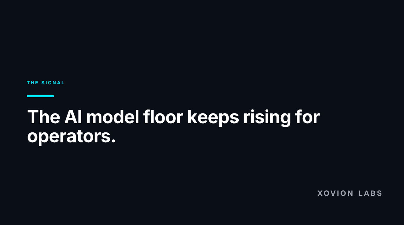 Abstract illustration for: Two More Open Models Just Landed. Here Is What Operators Should Actually Do With That Information.