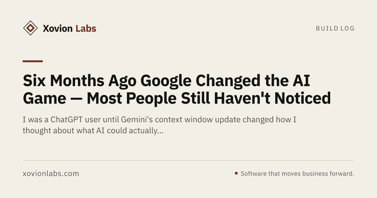 Six Months Ago Google Changed the AI Game — Most People Still Haven't ...